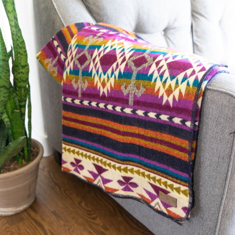 Alpaca Threadz Andean Alpaca Wool Blanket - Amethyst