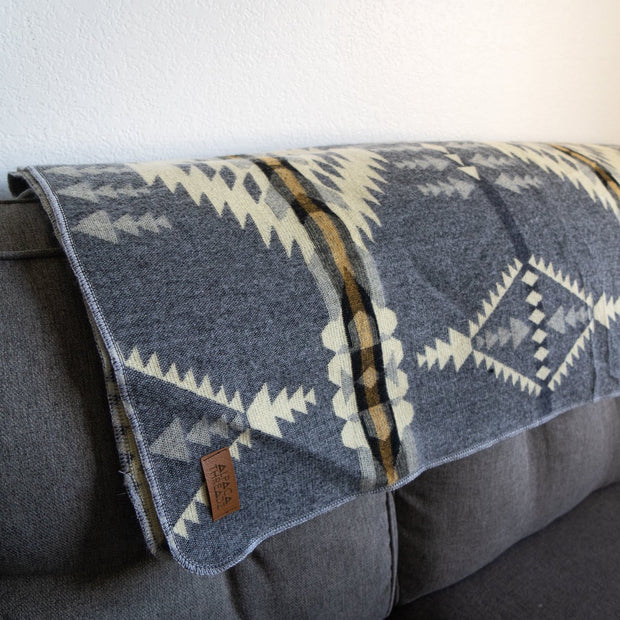 Alpaca Threadz Andean Alpaca Wool Blanket - Cloud