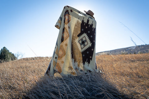 Andean Alpaca Wool Blanket - Mojave