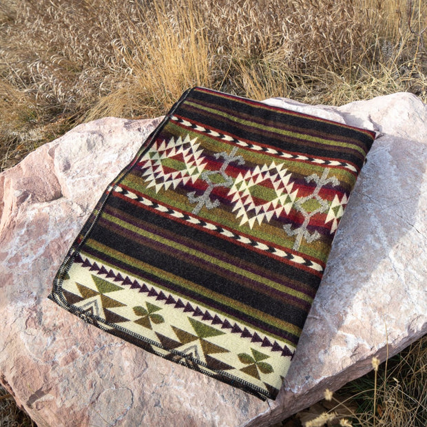 Alpaca Threadz Andean Alpaca Wool Blanket - Cactus