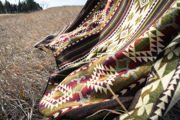 Alpaca Threadz Andean Alpaca Wool Blanket - Cactus