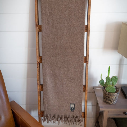 Alpaca Threadz Alpaca Wool Throw Blanket - Solid Colors