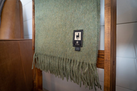 Alpaca Threadz Alpaca Wool Throw Blanket - Solid Colors