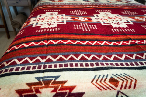 Alpaca Threadz Andean Alpaca Wool Blanket - Wildfire