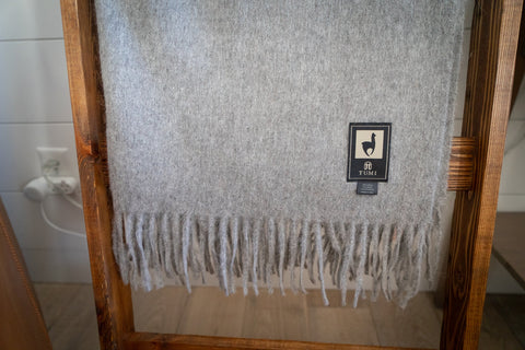 Alpaca Threadz Alpaca Wool Throw Blanket - Solid Colors