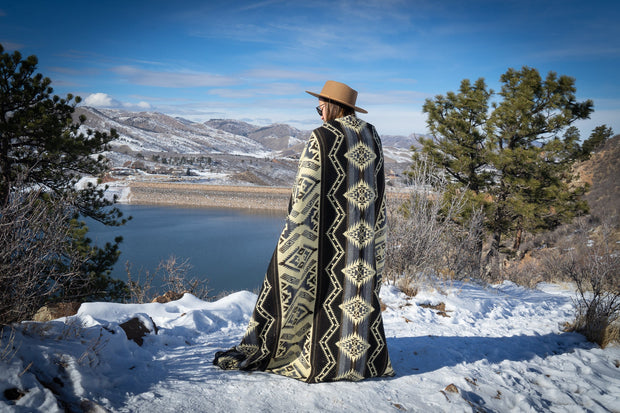 Alpaca Threadz Andean Alpaca Wool Blanket - Slate