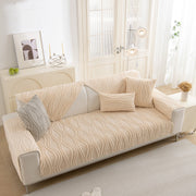 Slipcover KAS™ Winter Thickened Non-slip Blanket, Three-Dimensional Embossed Cotton Velvet Sofa Cover