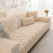 Slipcover KAS™ Winter Thickened Non-slip Blanket, Three-Dimensional Embossed Cotton Velvet Sofa Cover
