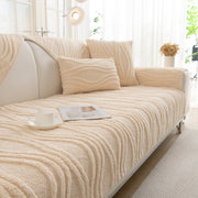 Slipcover KAS™ Winter Thickened Non-slip Blanket, Three-Dimensional Embossed Cotton Velvet Sofa Cover