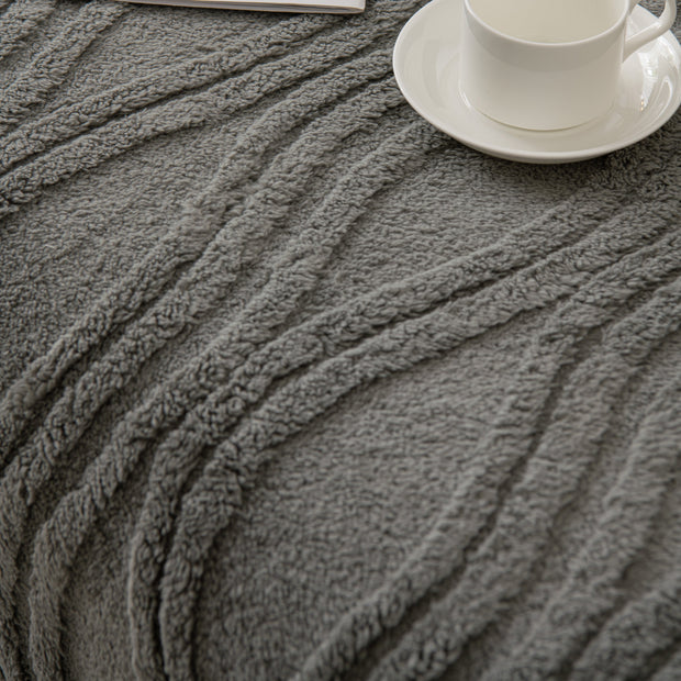 Slipcover KAS™ Winter Thickened Non-slip Blanket, Three-Dimensional Embossed Cotton Velvet Sofa Cover