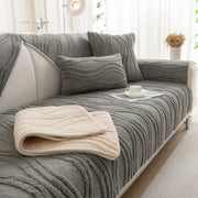 Slipcover KAS™ Winter Thickened Non-slip Blanket, Three-Dimensional Embossed Cotton Velvet Sofa Cover