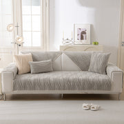 Slipcover KAS™ Winter Thickened Non-slip Blanket, Three-Dimensional Embossed Cotton Velvet Sofa Cover