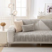 Slipcover KAS™ Winter Thickened Non-slip Blanket, Three-Dimensional Embossed Cotton Velvet Sofa Cover