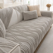 Slipcover KAS™ Winter Thickened Non-slip Blanket, Three-Dimensional Embossed Cotton Velvet Sofa Cover