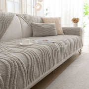 Slipcover KAS™ Winter Thickened Non-slip Blanket, Three-Dimensional Embossed Cotton Velvet Sofa Cover