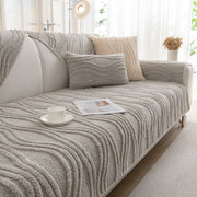 Slipcover KAS™ Winter Thickened Non-slip Blanket, Three-Dimensional Embossed Cotton Velvet Sofa Cover