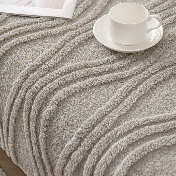 Slipcover KAS™ Winter Thickened Non-slip Blanket, Three-Dimensional Embossed Cotton Velvet Sofa Cover