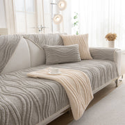 Slipcover KAS™ Winter Thickened Non-slip Blanket, Three-Dimensional Embossed Cotton Velvet Sofa Cover