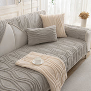 Slipcover KAS™ Winter Thickened Non-slip Blanket, Three-Dimensional Embossed Cotton Velvet Sofa Cover
