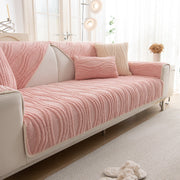 Slipcover KAS™ Winter Thickened Non-slip Blanket, Three-Dimensional Embossed Cotton Velvet Sofa Cover