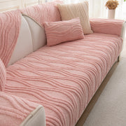 Slipcover KAS™ Winter Thickened Non-slip Blanket, Three-Dimensional Embossed Cotton Velvet Sofa Cover