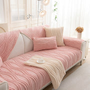 Slipcover KAS™ Winter Thickened Non-slip Blanket, Three-Dimensional Embossed Cotton Velvet Sofa Cover