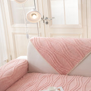Slipcover KAS™ Winter Thickened Non-slip Blanket, Three-Dimensional Embossed Cotton Velvet Sofa Cover