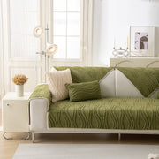 Slipcover KAS™ Winter Thickened Non-slip Blanket, Three-Dimensional Embossed Cotton Velvet Sofa Cover