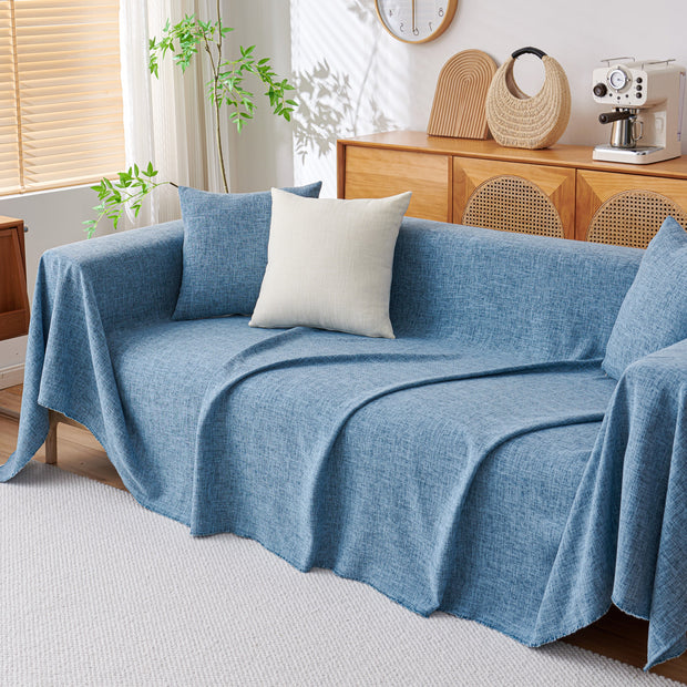 Slipcover KAS™ Sofa Slipcovers Cotton Sheet Blanket, Furniture Decor Pet Protector Stylish Throws for Sectional Couch