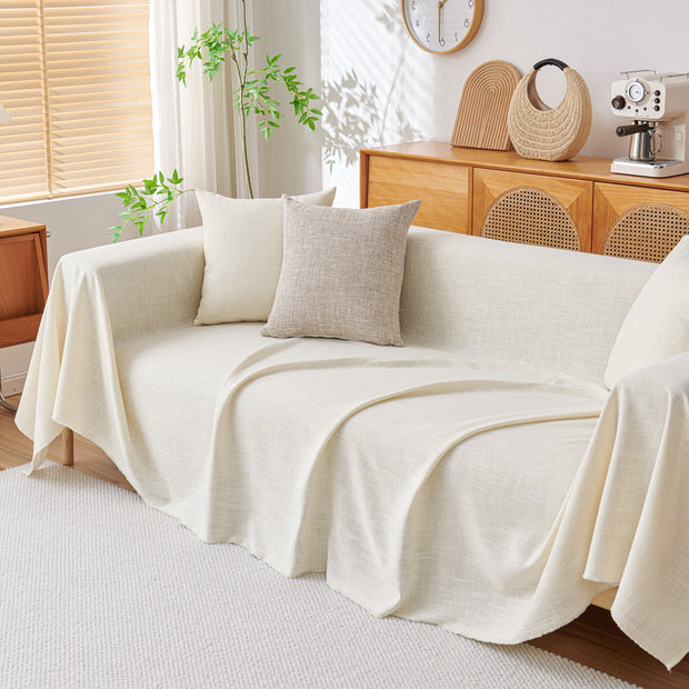 Slipcover KAS™ Sofa Slipcovers Cotton Sheet Blanket, Furniture Decor Pet Protector Stylish Throws for Sectional Couch