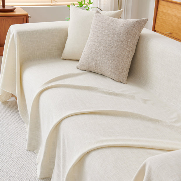 Slipcover KAS™ Sofa Slipcovers Cotton Sheet Blanket, Furniture Decor Pet Protector Stylish Throws for Sectional Couch