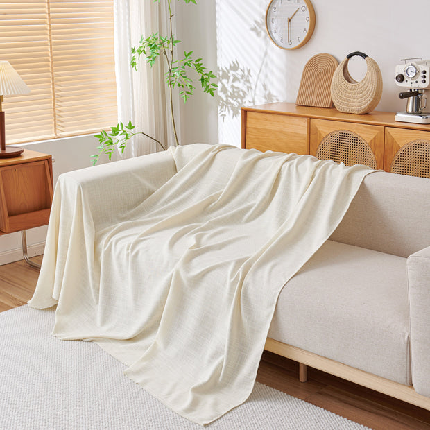 Slipcover KAS™ Sofa Slipcovers Cotton Sheet Blanket, Furniture Decor Pet Protector Stylish Throws for Sectional Couch