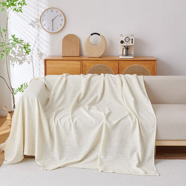 Slipcover KAS™ Sofa Slipcovers Cotton Sheet Blanket, Furniture Decor Pet Protector Stylish Throws for Sectional Couch