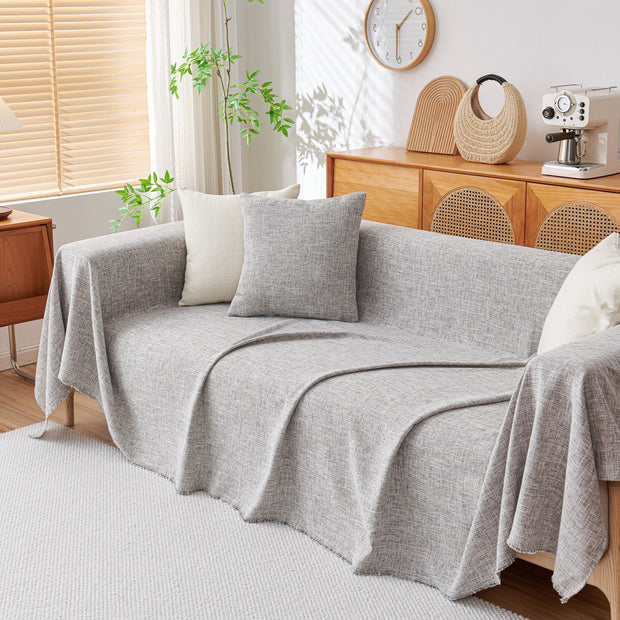 Slipcover KAS™ Sofa Slipcovers Cotton Sheet Blanket, Furniture Decor Pet Protector Stylish Throws for Sectional Couch