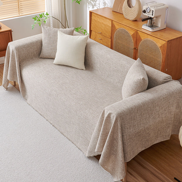 Slipcover KAS™ Sofa Slipcovers Cotton Sheet Blanket, Furniture Decor Pet Protector Stylish Throws for Sectional Couch