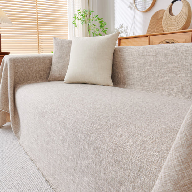 Slipcover KAS™ Sofa Slipcovers Cotton Sheet Blanket, Furniture Decor Pet Protector Stylish Throws for Sectional Couch