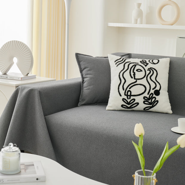 Slipcover KAS™ Extra Large Waterproof Non Slip Sofa Cover Blanket, Furniture Covers for Pets, Cozy Couch Protector