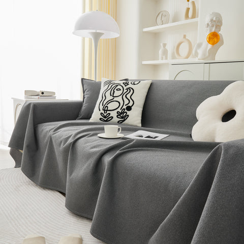 Slipcover KAS™ Extra Large Waterproof Non Slip Sofa Cover Blanket, Furniture Covers for Pets, Cozy Couch Protector