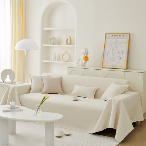 Slipcover KAS™ Extra Large Waterproof Non Slip Sofa Cover Blanket, Furniture Covers for Pets, Cozy Couch Protector