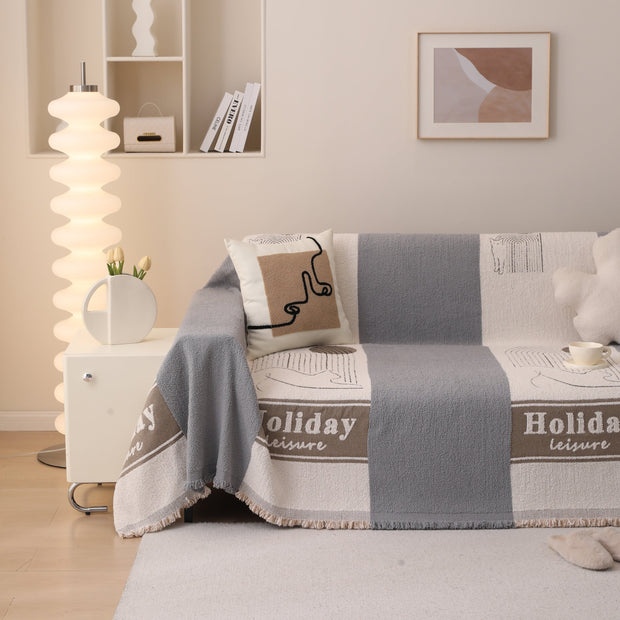 Slipcover KAS™ Luxury Cozy Cotton Sofa Blanket Cover Furniture Slipcovers for Most Shape Sofas