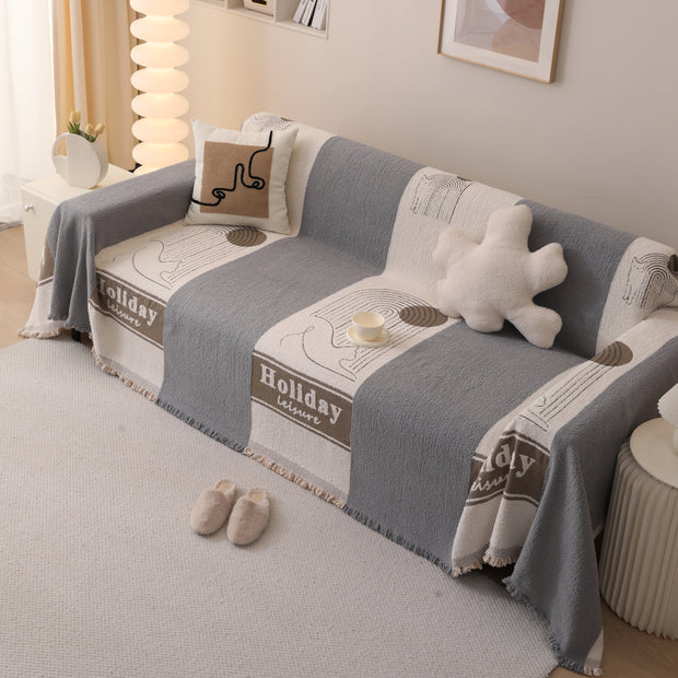 Slipcover KAS™ Luxury Cozy Cotton Sofa Blanket Cover Furniture Slipcovers for Most Shape Sofas