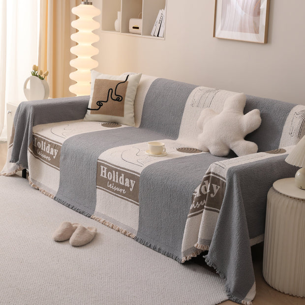 Slipcover KAS™ Luxury Cozy Cotton Sofa Blanket Cover Furniture Slipcovers for Most Shape Sofas