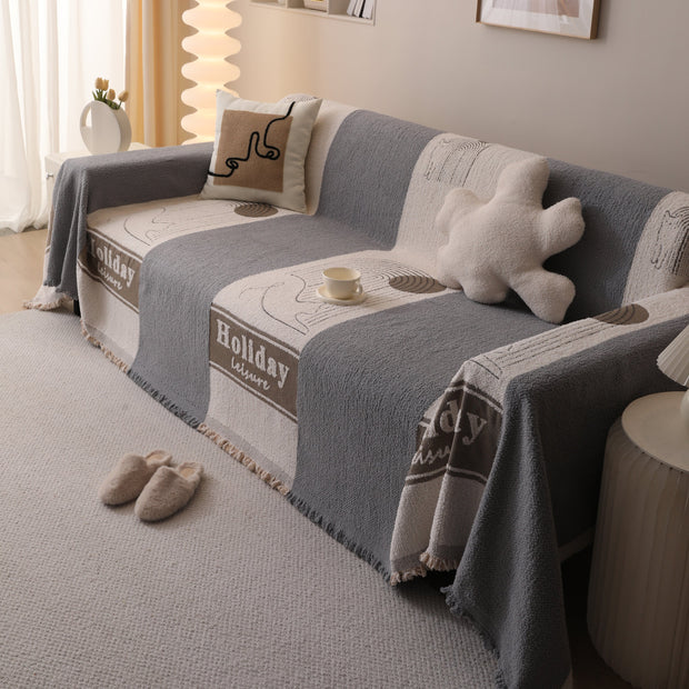 Slipcover KAS™ Luxury Cozy Cotton Sofa Blanket Cover Furniture Slipcovers for Most Shape Sofas