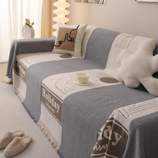 Slipcover KAS™ Luxury Cozy Cotton Sofa Blanket Cover Furniture Slipcovers for Most Shape Sofas