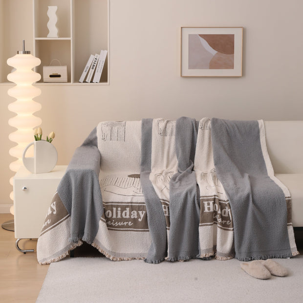 Slipcover KAS™ Luxury Cozy Cotton Sofa Blanket Cover Furniture Slipcovers for Most Shape Sofas