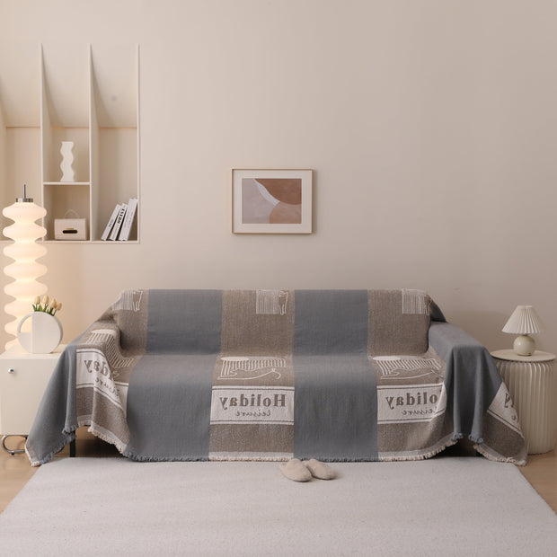 Slipcover KAS™ Luxury Cozy Cotton Sofa Blanket Cover Furniture Slipcovers for Most Shape Sofas