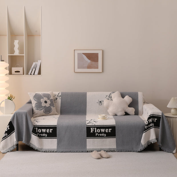 Slipcover KAS™ Luxury Cozy Cotton Sofa Blanket Cover Furniture Slipcovers for Most Shape Sofas