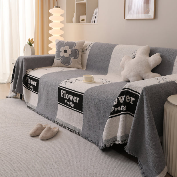 Slipcover KAS™ Luxury Cozy Cotton Sofa Blanket Cover Furniture Slipcovers for Most Shape Sofas