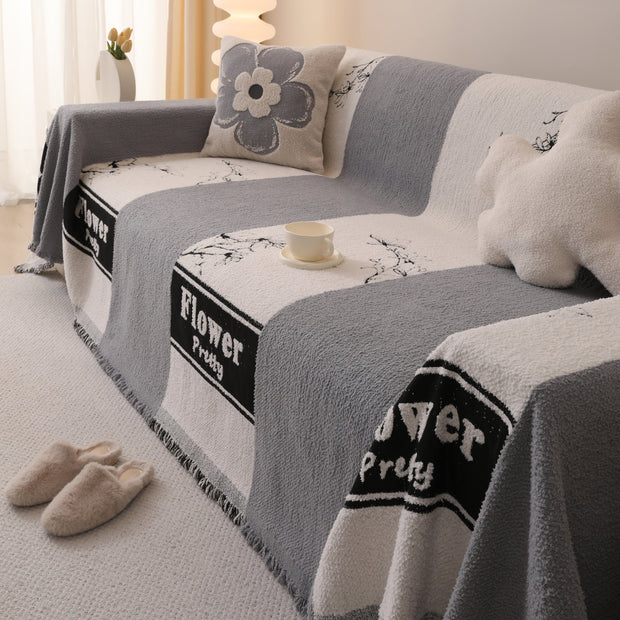 Slipcover KAS™ Luxury Cozy Cotton Sofa Blanket Cover Furniture Slipcovers for Most Shape Sofas