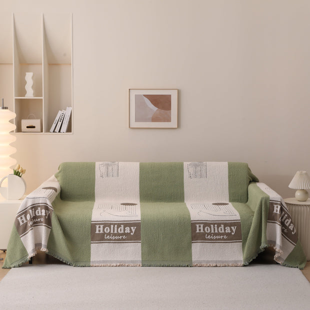 Slipcover KAS™ Luxury Cozy Cotton Sofa Blanket Cover Furniture Slipcovers for Most Shape Sofas